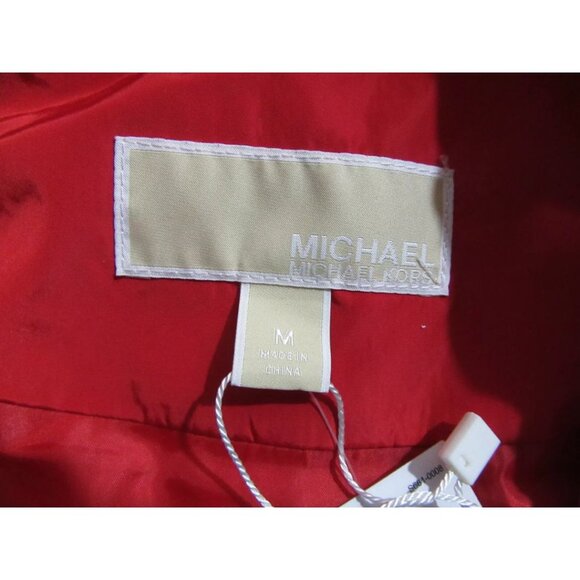 Michael Kors Womens Puffer Vest Jacket Crimson Red Size Medium NWT - Picture 5 of 5